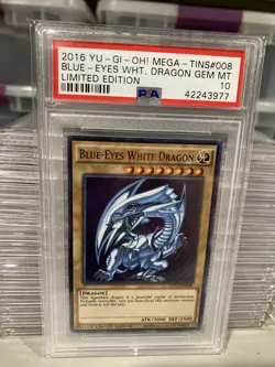 Yugioh Blue Eyes White Dragon CT13 EN008 PSA 10 Limited Edition 2016 Graded Card - Image 1