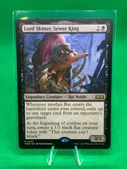 MTG - Lord Skitter, Sewer King (WOE) - Image 1