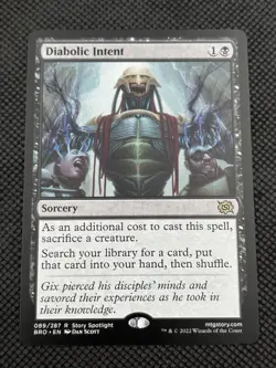 Diabolic Intent #89 Normal The Brothers' War NM MTG - Image 1