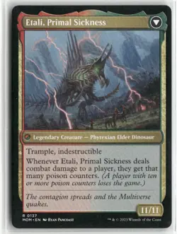 Magic the Gathering Etali, Primal Conqueror March of the Machine #137 - Image 2