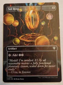 Sol Ring (Borderless) Commander Masters Regular NM+ - Image 1