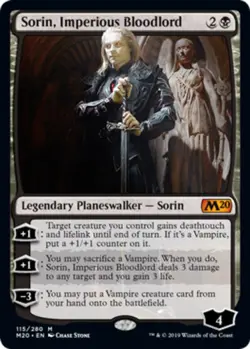 Light Play x 1 Sorin, Imperious Bloodlord Core Set 2020 - Image 1