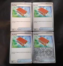 4x Pal Pad 182/198 Scarlet & Violet Playset Pokemon Cards NM - Image 1