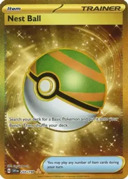 NM-Mint Nest Ball - 255/198 - Hyper Rare Pokemon Scarlet & Violet - Base Set - Image 1