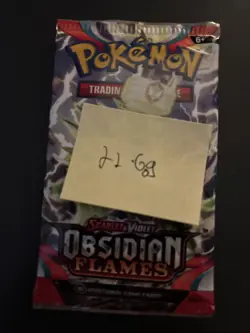 VERY HEAVY! 22.60Gram Obsidian Flames Pokemon TCG Factory Sealed Booster Pack!!! - Image 4