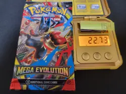 22.73g (Heavy for Lot) MEGA EVOLUTION Pokemon Booster Pack English - Sealed #154 - Image 1
