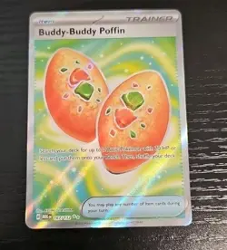 Buddy-Buddy Puffin 167/132 Mega Evolution Full Art Trainer Pokemon TCG NM - Image 1
