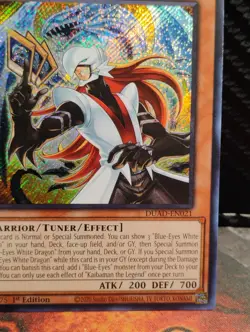 Yu-Gi-Oh! TCG Kaibaman The Legend Secret Rare DUAD-EN021 1st Edition - Image 5