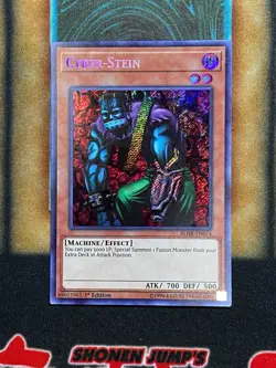 Yugioh Cyber-Stein BLHR-EN074 Secret Rare 1st Ed NM - Image 1