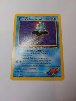 Pokemon TCG Misty's Tentacool Gym Heroes 32/132 Regular Rare Card - Image 1