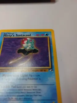 Pokemon TCG Misty's Tentacool Gym Heroes 32/132 Regular Rare Card - Image 3