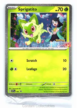 Sprigatito SVP191 - SV Black Star Promo - Pokemon Card - Sealed - Image 1