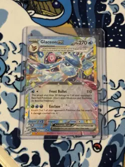 Pokemon TCG Glaceon EX Double Rare Holo Prismatic Evolutions Card 026/131 NM - Image 1