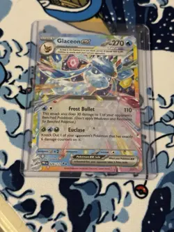 Pokemon TCG Glaceon EX Double Rare Holo Prismatic Evolutions Card 026/131 NM - Image 3