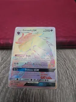Pokemon TCG Zoroark GX Shining Legends Holo Card 77/73 Secret Rare - Image 1