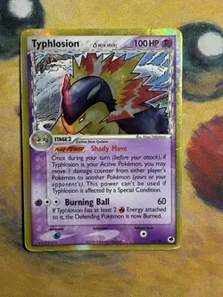 Typhlosion 12/101 Delta Species Ex Dragon Frontiers Holo Rare Pokemon Card HP - Image 2