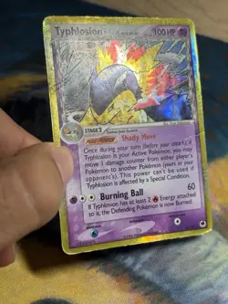 Typhlosion 12/101 Delta Species Ex Dragon Frontiers Holo Rare Pokemon Card HP - Image 4
