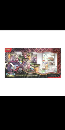 Pokemon Trading Card Games Great Tusk Iron Threads Ex Premium Collection - Image 1