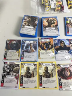 Star Wars Destiny Bulk Lot Collection 500 + Cards 27 Dice Tokens Card Protector - Image 2