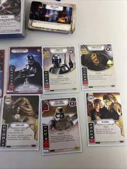 Star Wars Destiny Bulk Lot Collection 500 + Cards 27 Dice Tokens Card Protector - Image 3