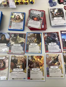 Star Wars Destiny Bulk Lot Collection 500 + Cards 27 Dice Tokens Card Protector - Image 4