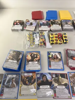 Star Wars Destiny Bulk Lot Collection 500 + Cards 27 Dice Tokens Card Protector - Image 5