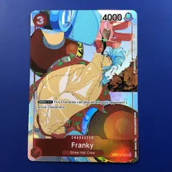 One Piece OP01-021 (Franky) Gift Collection English Parallel Alt Art CCG CARD - Image 1