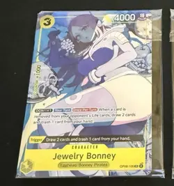 Jewelry Bonney (Illustration Box EX) OP08-105 One Piece Promotion Cards Foi - Image 1