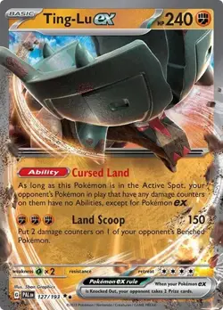 Ting-Lu ex - 127/193 - Pokemon Paldea Evolved Ultra Rare Card NM - Image 1