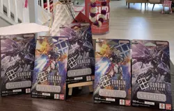 GUNDAM CARD GAME Newtype Rising Sleeved Booster Packs x5 Sealed - GD01 English - Image 1