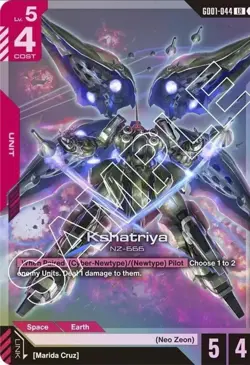 Kshatriya Foil - GD01-044 NM - Gundam TCG Card Game - Image 2