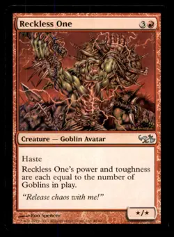 MTG Reckless One LP Light Play Elves vs Goblins [3384] - Image 1