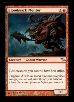 MTG Bloodmark Mentor LP Light Play Shadowmoor [3547] - Image 1