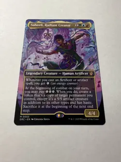 Saheeli, Radiant Creator (Borderless) Commander: Aetherdrift Regular - Image 1