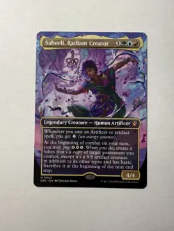 Saheeli, Radiant Creator (Borderless) Commander: Aetherdrift Regular - Image 2