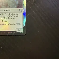 Steel Squirrel Uncommon Foil MTG Unstable #162 LP - Image 5