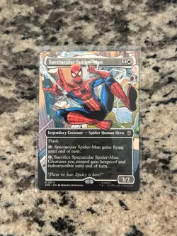 Spectacular Spider-Man Borderless - SPM 0014 - NM - MTG Magic - Image 1