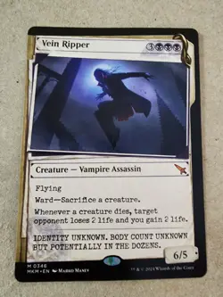 Vein Ripper - #346 (Showcase) Murders at Karlov Manor Regular - Mtg - Image 1