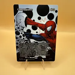 Comeuppance (Borderless) 0001 MTG Spiderman Mythic Regular M/NM - Image 1