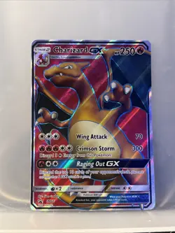 Pokemon TCG Charizard GX Full Art Holo Card SM60-SM Promos - Image 1
