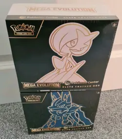 Mega Evolution Pokemon Center Elite Trainer Box ETB Gardevoir + Lucario - Image 1