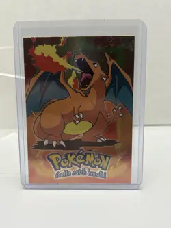 Pokemon Charizard Stage 3 Vintage Topps E6 of 12 1998 Non-Holo - Image 1