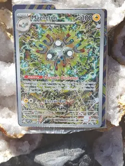 POKEMON MAGNETON SVP #159 BLACK STAR PROMO (SURGING SPARKS ETB) HOLO - NM - Image 1