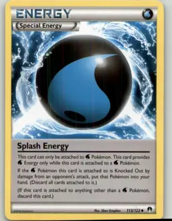 Pokemon XY - BREAKpoint Splash Energy #113/122 Uncommon - Image 1