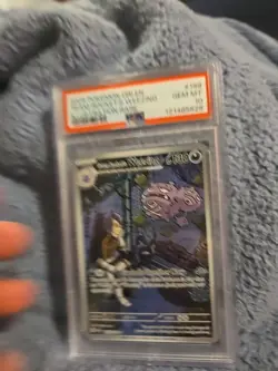 2025 POKEMON DESTINED RIVALS ILLUSTRATION RARE #199 TEAM ROCKET'S WEEZING PSA 10 - Image 1