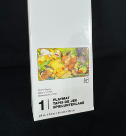 Berry Sleepy Pikachu & Eevee Playmat 2025 Pokemon Center Exclusive - TCG Pokemon - Image 1