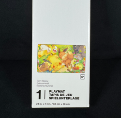 Berry Sleepy Pikachu & Eevee Playmat 2025 Pokemon Center Exclusive - TCG Pokemon - Image 2