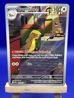 Gumshoos 153/132 Illustration Rare Pokemon Mega Evolution NM - Image 1