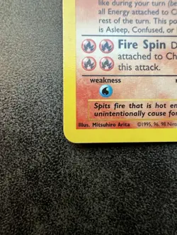 Pokemon TCG Charizard 4/102 Base Set Unlimited Holo Rare MP Vintage WOTC - Image 4