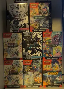 Pokemon Booster Bundle lot!! 8 Bundles Factory Sealed Mint Condition Boxes - Image 1